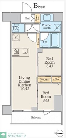 クレストコート本所吾妻橋Northの物件間取画像
